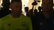 Rooney trains with Everton in Tanzania