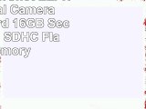 Canon PowerShot ELPH 340 Digital Camera Memory Card 16GB Secure Digital SDHC Flash