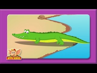 Magar (Crocodile) Animal Rhyme | Marathi Rhymes from Appuseries