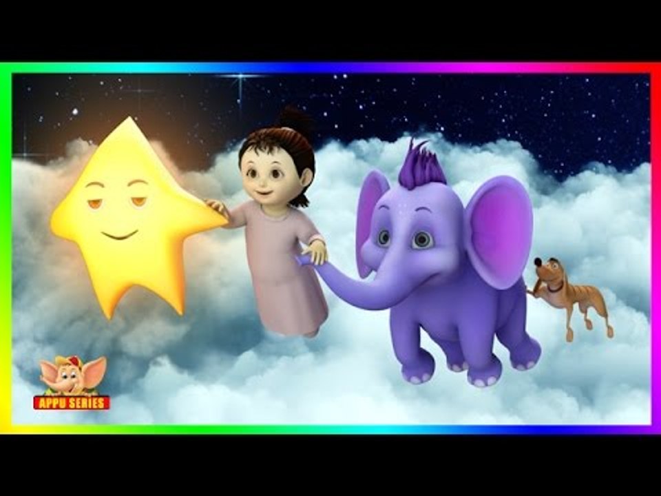 Twinkle Twinkle Little Star nursery rhyme | HD Animated rhymes from APPUSERIES