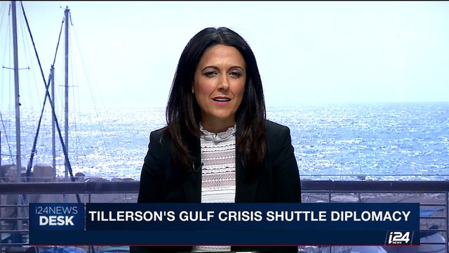 i24NEWS DESK | Tillerson's Gulf crisis shuttle diplomacy | Thursday, July 13th 2017