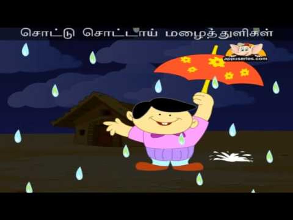 Raindrops   Mazhai Tuli with Lyrics