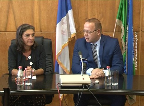 Predstavnici OEBS-a u poseti Boru, 13. jul 2017. (RTV Bor)