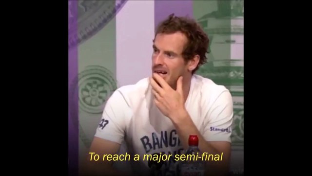 Le tennisman Andy Murray remet à sa place un journaliste un peu sexiste