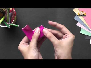 Origami - Origami in Sindhi - How to make a Heart