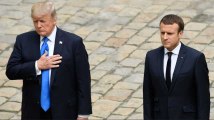 Macron accueille Trump aux Invalides