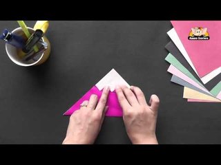 Origami - Origami in Sindhi - Learn to make a Cup Cake