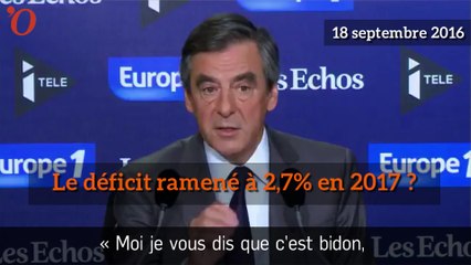 Déficit, dépenses publiques: oui M. Macron, François Fillon avait raison