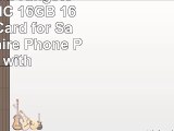 Professional Kingston MicroSDHC 16GB 16 Gigabyte Card for Samsung Admire Phone Phone