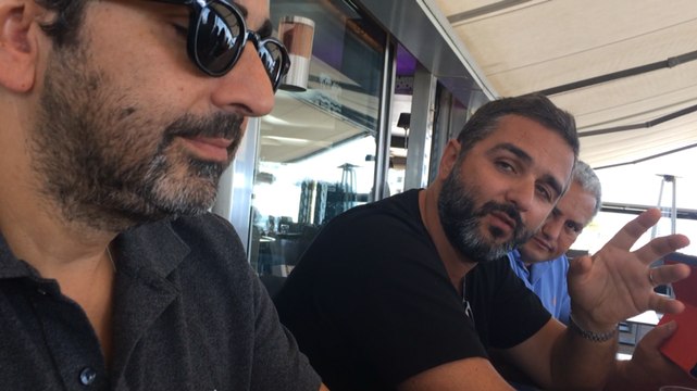 Les réalisateurs d'Intouchables avec leur avant-première Le sens de la fete