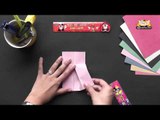Origami - How to make a Pretty Dress - Origami in Gujarati