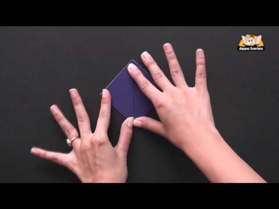 Origami in Marathi - Make a Triangle Box