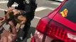 Un chien de police attaque violemment un homme au menotté au sol aux États-Unis
