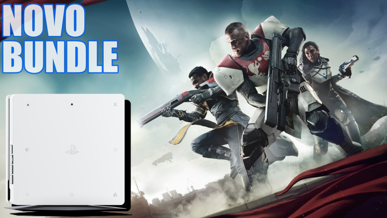 PS4 PRO BRANCO ACOMPANHARÁ DESTINY 2