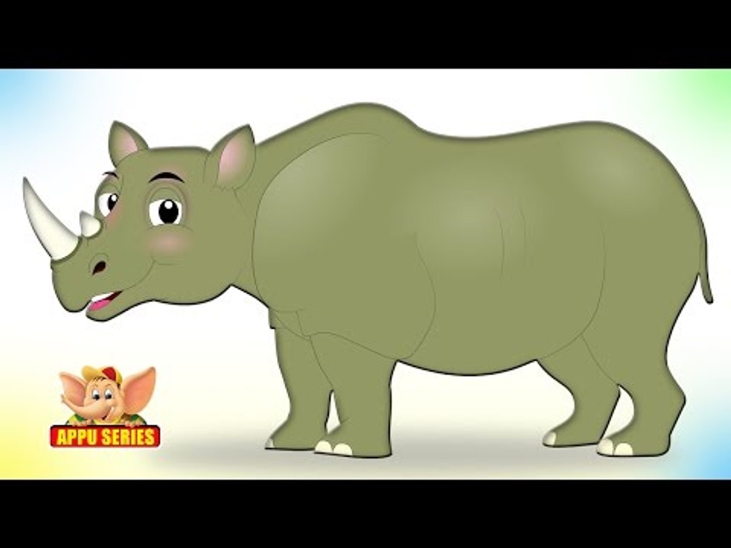 Rhinoceros - Animal Rhymes in Ultra HD (4K)