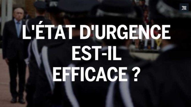 L’état d’urgence est-il efficace ?