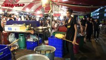 Poulet aliments nouilles porc riz fruit de mer rue thaïlandais Compilation bangkok