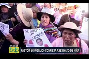 Huancayo: pastor evangélico confiesa violación y asesinato de niña de 8 años
