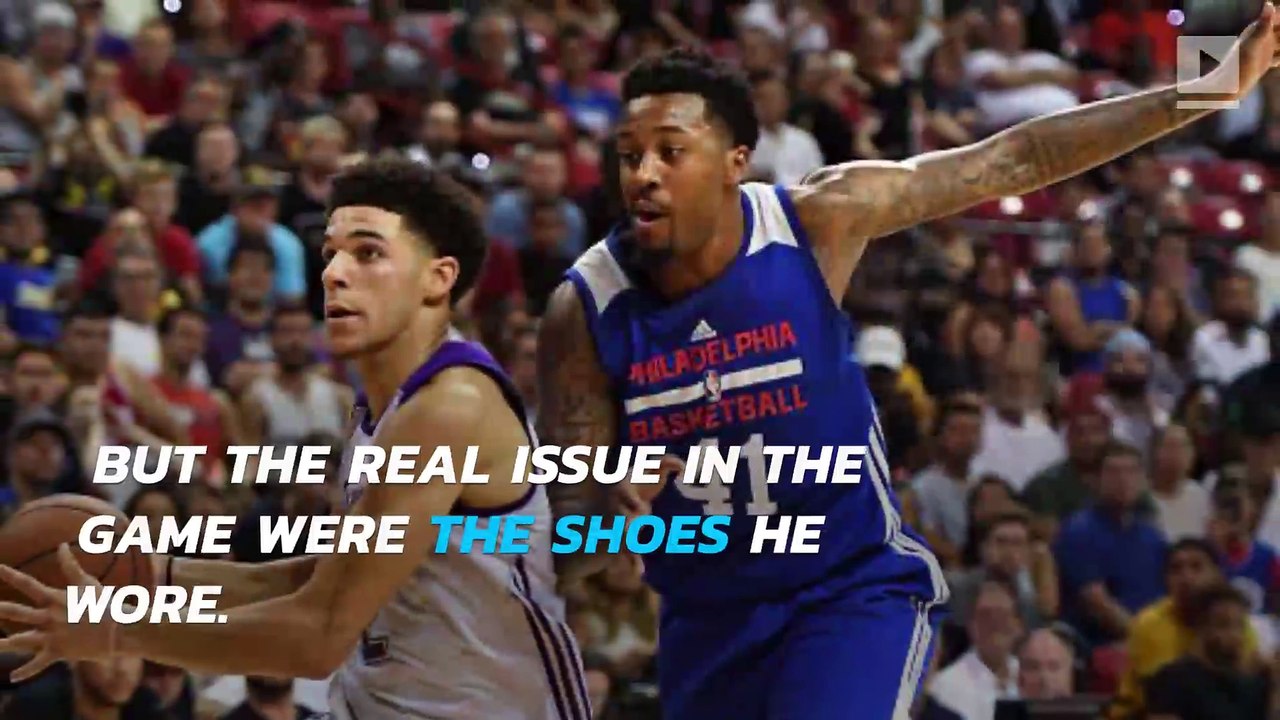 Lonzo Ball ditches Big Baller Brand shoes for Nikes