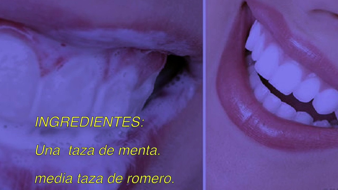 Esta poderosa mezcla elimina el sarro de los dientes en tan sólo cinco minutos...