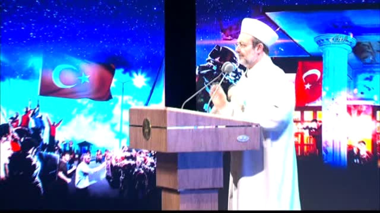 Diyanet İşleri Başkanı Görmez "15 Temmuz Şehitl...