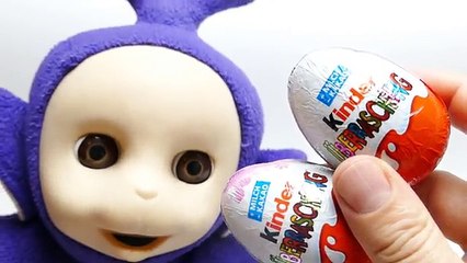 Bulle tasses guppys pâte à modeler empilage Les œufs de Teletubbies kinder surprise surprise