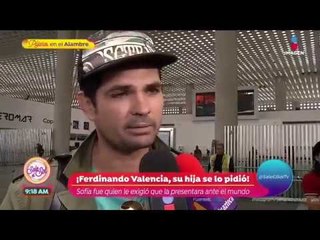 Ferdinando Valencia confirma que es padre y celoso | Sale el Sol