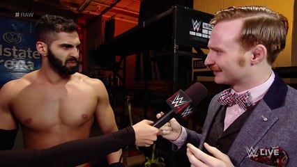 Jack Gallagher challenges Ariya Daivari to a duel- Raw, Dec. 26, 2016