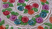 Easy multicolored spiral rangoli / Innovative rangoli designs Poonam Borkar rangoli designs