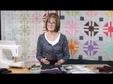 Paths & Styles quilt made by Valerie Nesbitt with Oakshott fabrics (Taster video)