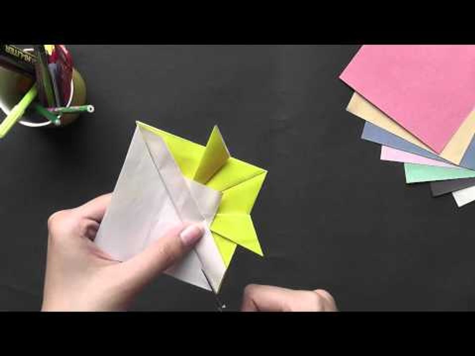 Origami in Marathi - Learn to make a Gold Fish