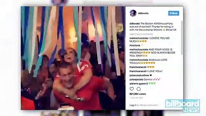 Demi Lovato Celebrates New Single  Sorry Not Sorry  With Epic House Party   Billboard News