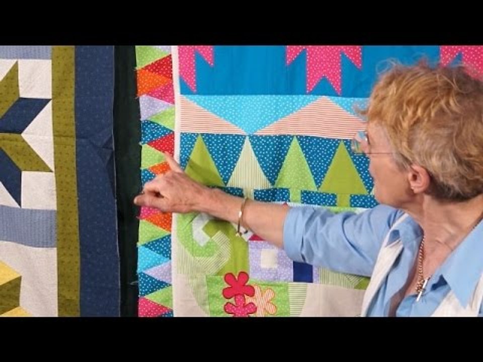 Adding the Borders to to Jennie's Stripy Stripey Story Quilt (taster video)