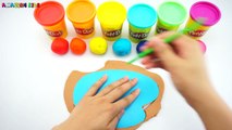 Learn Rainbow Colors with Play Doh Paint Palette * Creative DIY Fun for Kids * RainbowLear