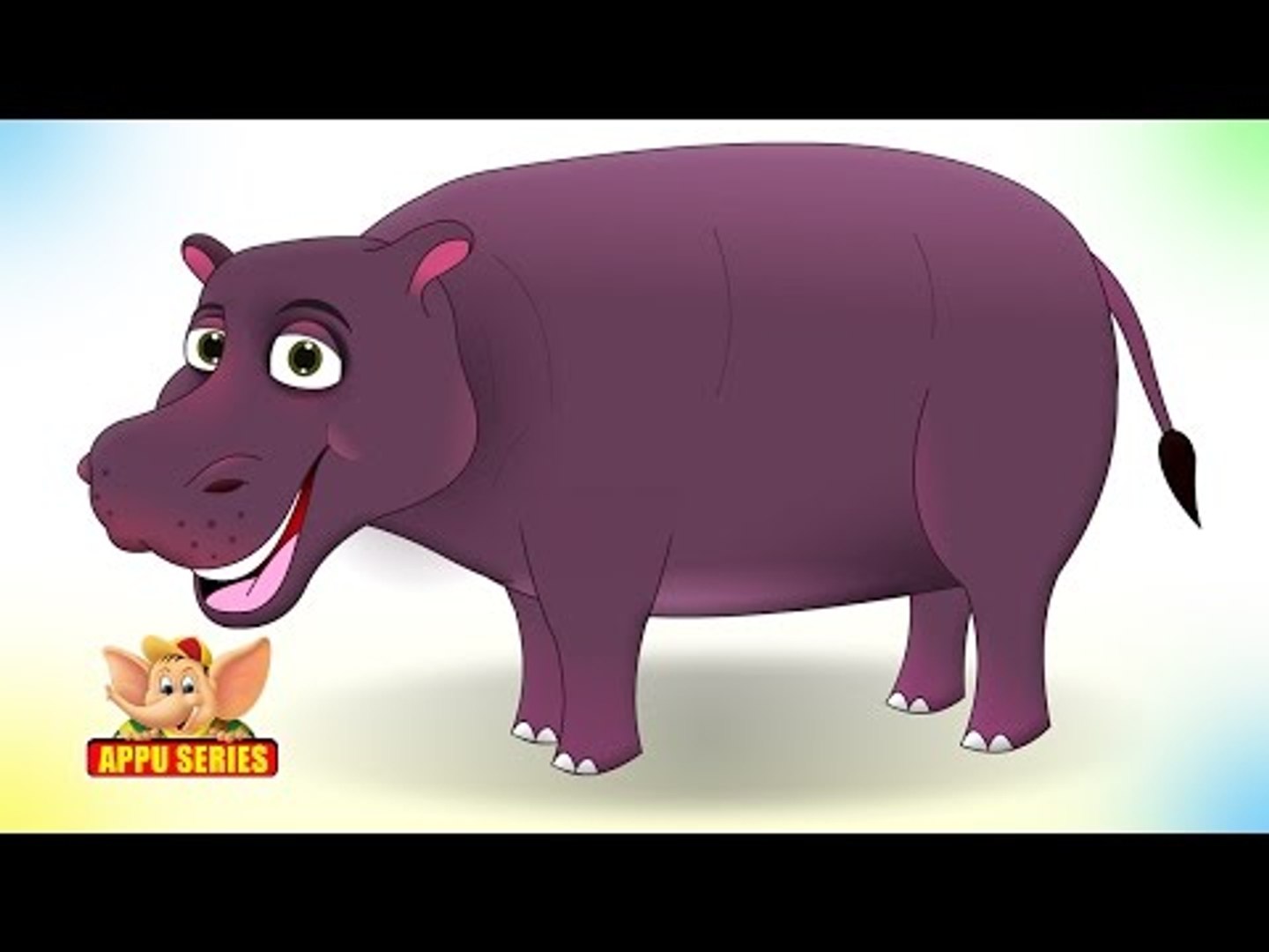 Hippopotamus - Animal Rhymes in Ultra HD (4K)