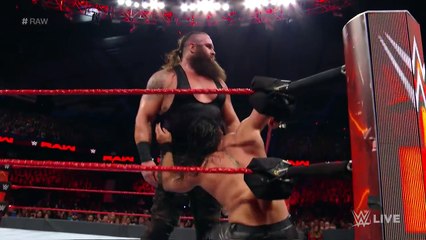 Seth Rollins vs. Braun Strowman- Raw, Dec. 26, 2016