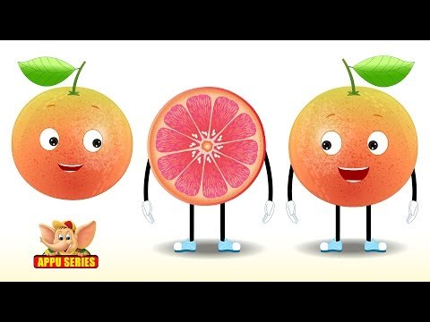 Grape fruit - Fruit Rhyme in Ultra HD (4K)