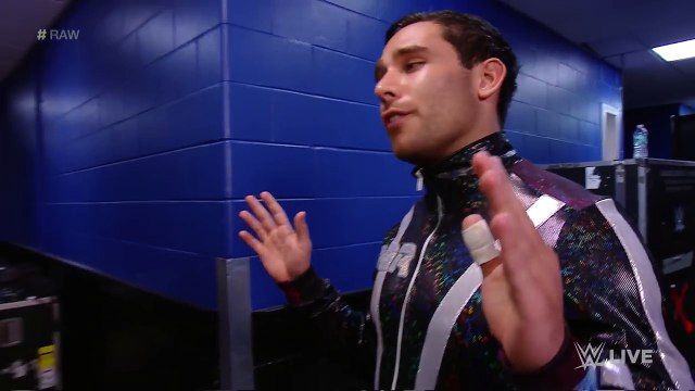 Noam Dar apologizes to Cedric Alexander and Alicia Fox- Raw, Jan. 2, 2017