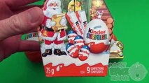 Kinder Surprise Egg Christmas Party! Opening New Huge Giant Jumbo Kinder Surprise Eggs Col