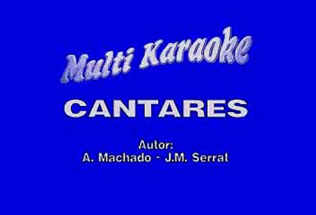 Nicho Hinojosa - Cantares (Karaoke)