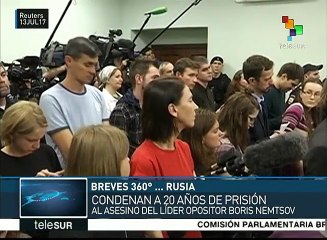 Rusia: condenan a 20 años de cárcel al asesino de Boris Nemstov