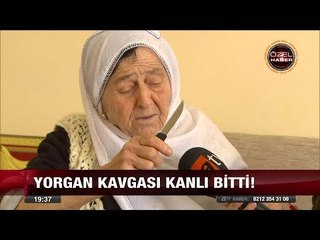 67 yaşındaki kadın eşini yorgan yüzünden bıçakladı! - 28 Ağustos 2017
