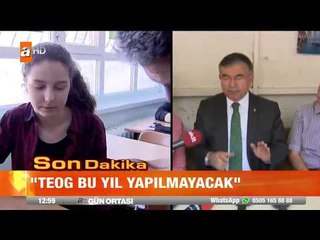 Kasım'da TEOG sınavı yok! - 19 Eylül 2017