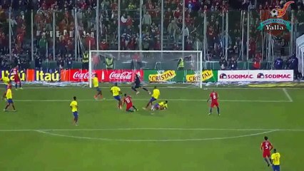 Chile vs Ecuador 2 - 1: Goals and match Overview : 6-10-2017