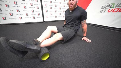 Ryan Yells Calf Foam Rolling