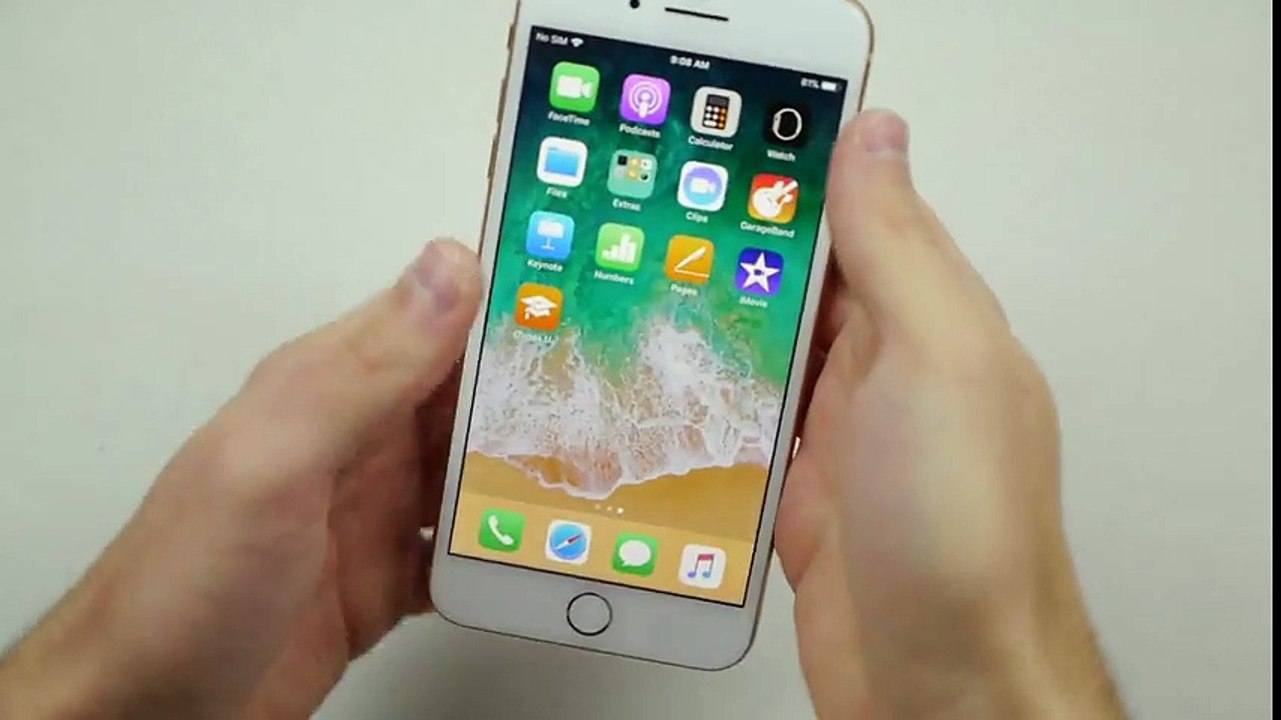 iPhone 8 Plus Hammer & Knife Scratch Test