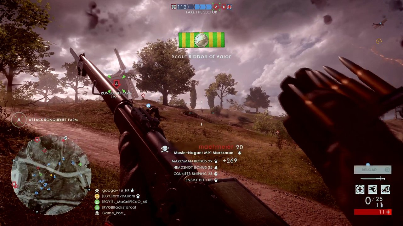 Battlefield™ 1_Mosin Sniper gameplay