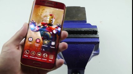 Iron Man Galaxy S6 Edge Killed in Extreme Bend Test