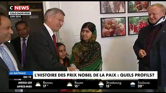 Le Prix Nobel de la paix est annoncé aujourd'hui