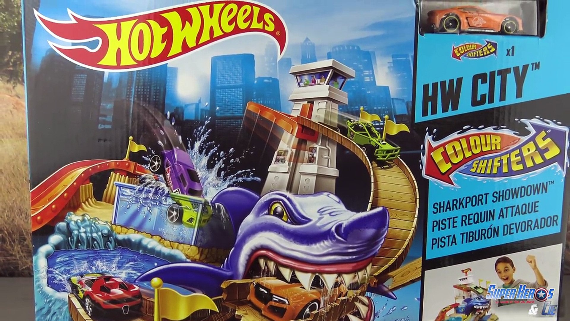 Hot Wheels Piste Requin Attaque Colour Shifters Flash McQueen Jouet Shark  Attack Toy Review – Видео Dailymotion